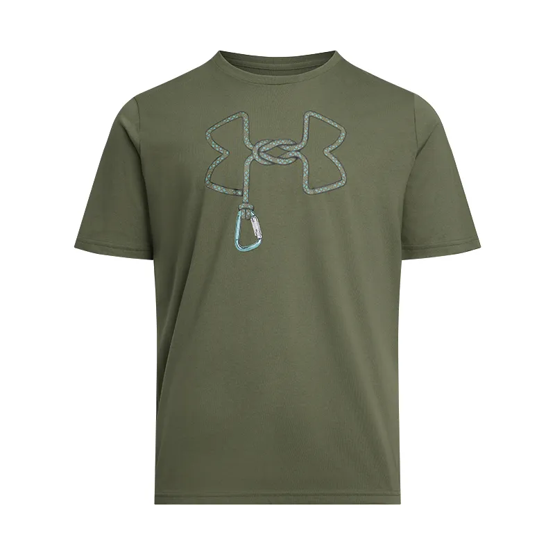 Under Armour BrandedOutdoor SS25 T Shirt Men's Ghost Green