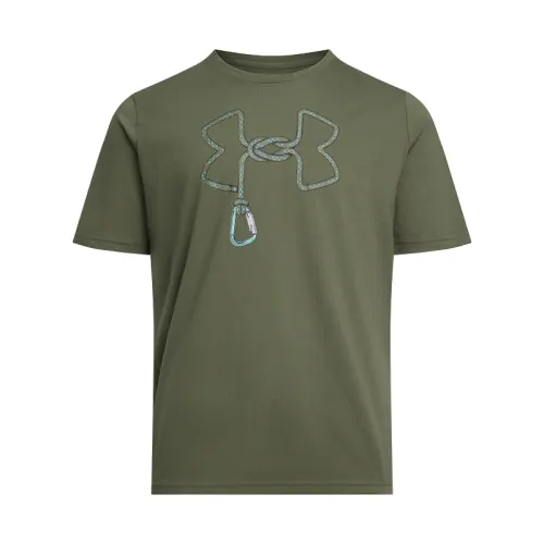 Under Armour BrandedOutdoor SS25 T Shirt Men's Ghost Green