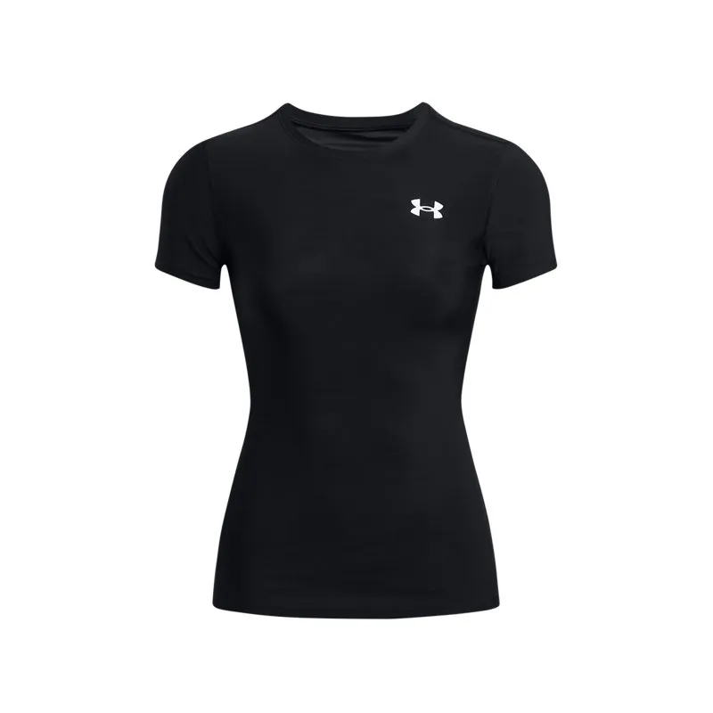 Under Armour HeatGear Regular Sleeve T Shirt Women's Black