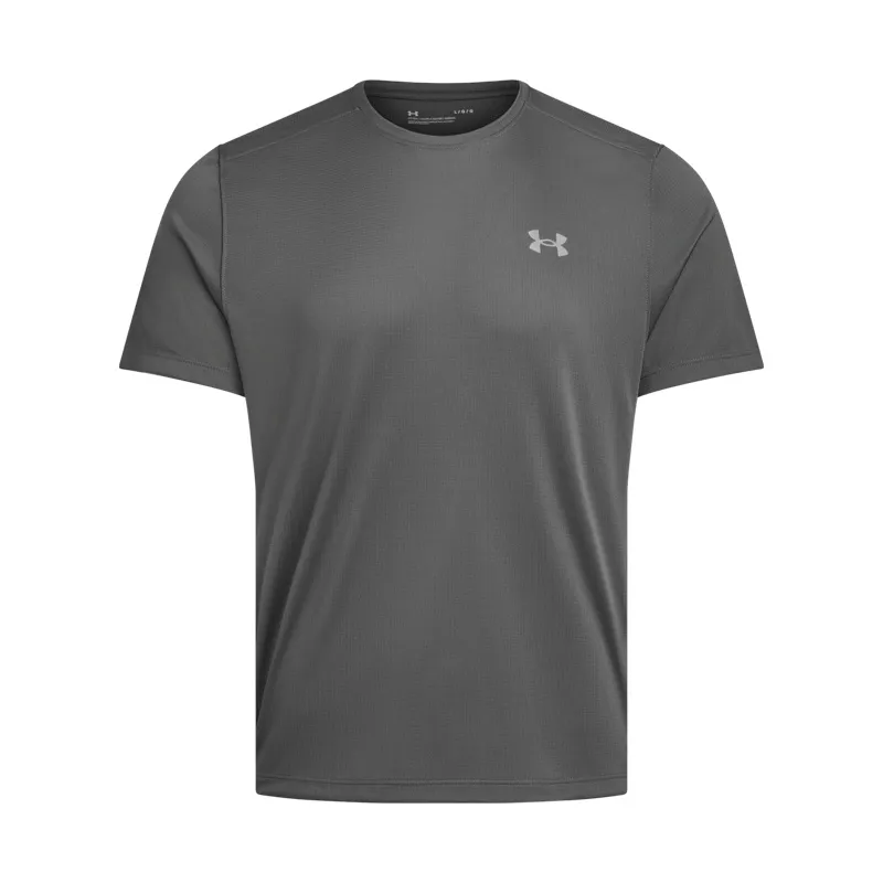 Under Armour Sports Lifestyle Collection Speed Stride 2.0 Short Sleeved T Shirts Men's Castle Rock Gray