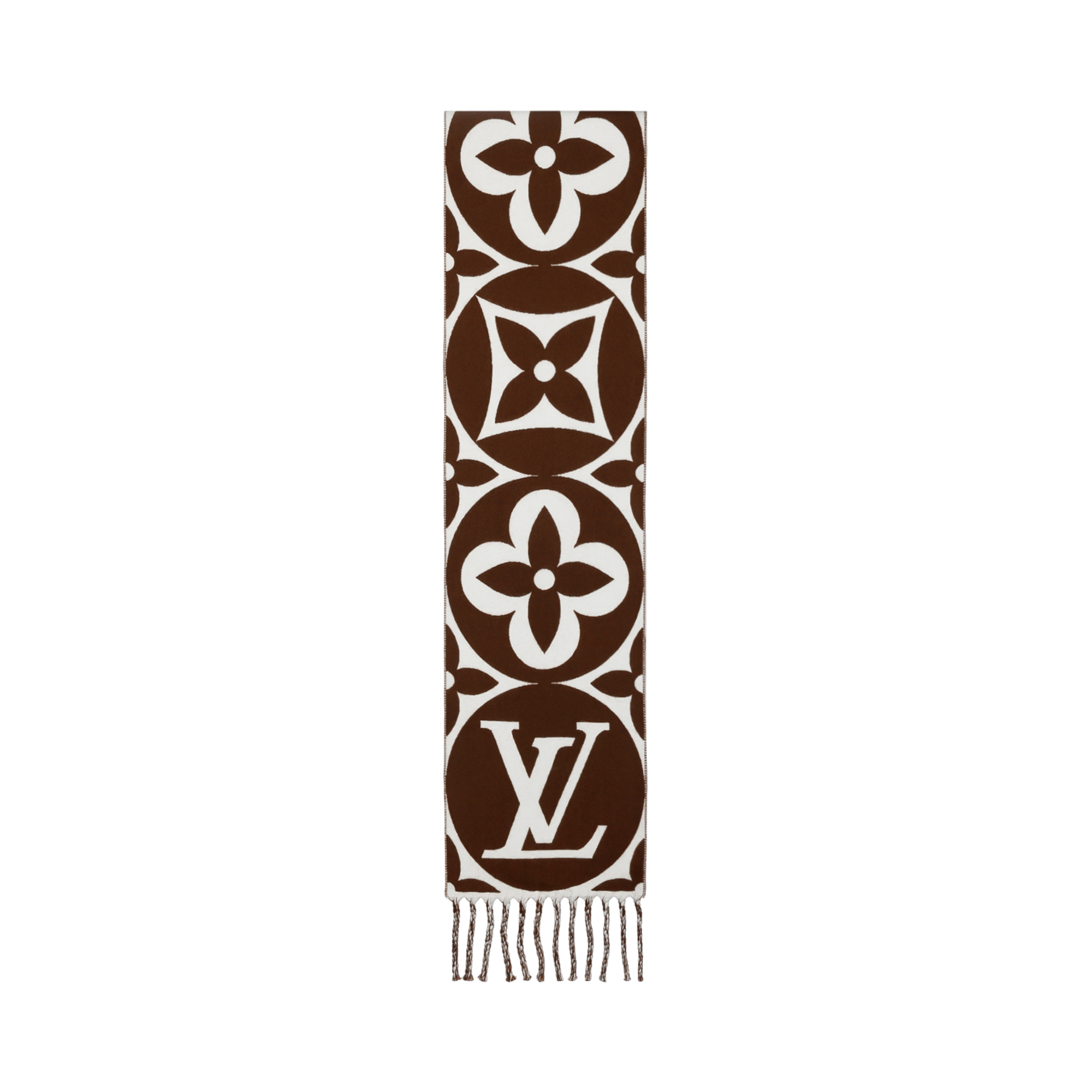 Шарф Louis Vuitton MEDALLION (коричневый)