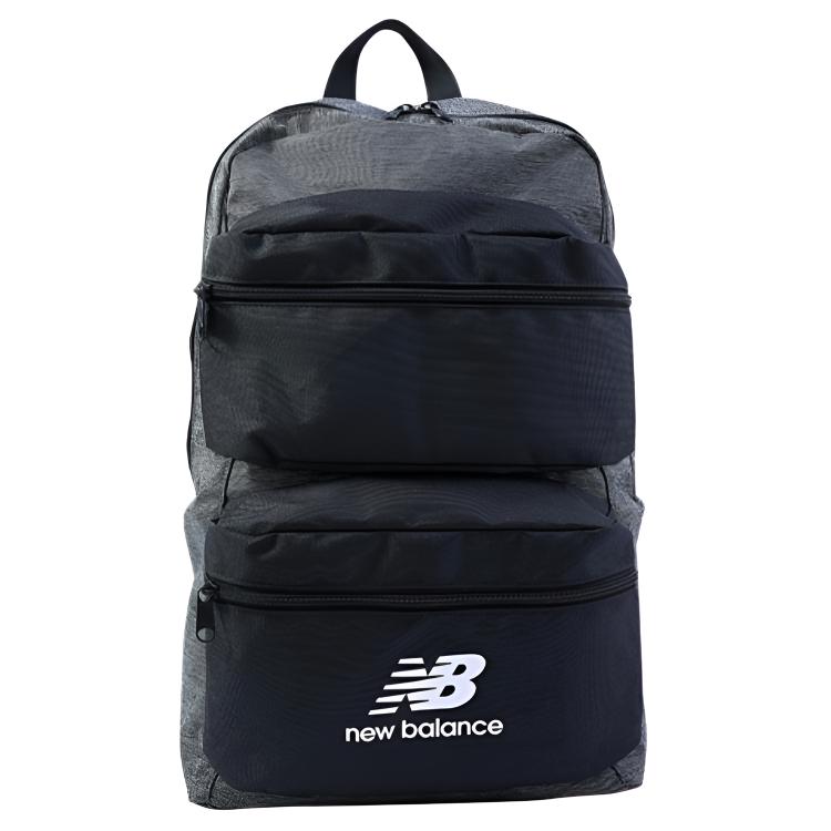 New Balance New balance, capacious laptop for students, school bag, black backpack for men and women, for beloved