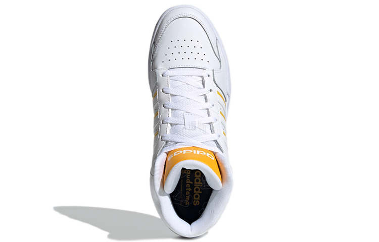 Кеды adidas neo x Entrap Mid (бело-желтые) — Белый / жёлтый — фото 5