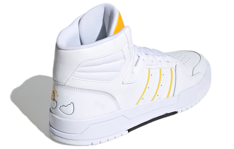 Кеды adidas neo x Entrap Mid (бело-желтые) — Белый / жёлтый — фото 4