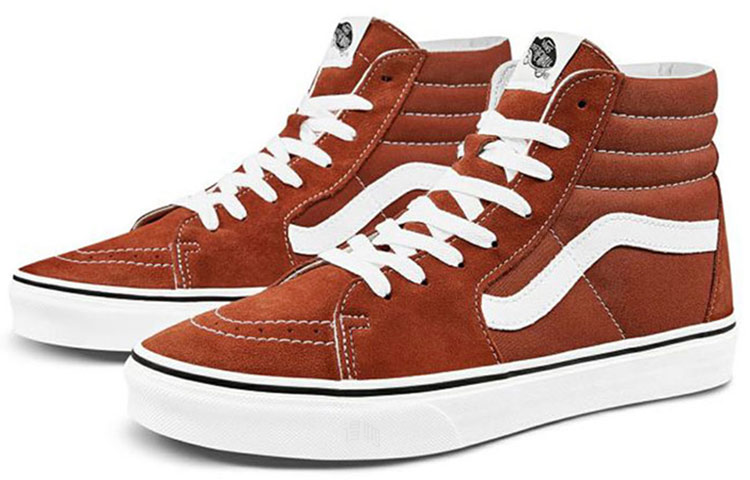 Кеды Vans SK8 Reissue (темно-красный) — Тёмно-красный — фото 2