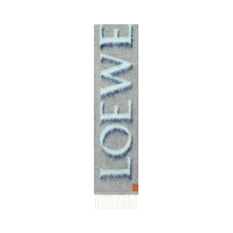 LOEWE Wool Mohair Knit Scarves Women's