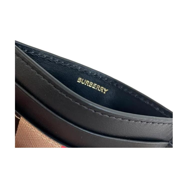 Женский кредитница Burberry SANDON (сине-коричневая) — фото 2