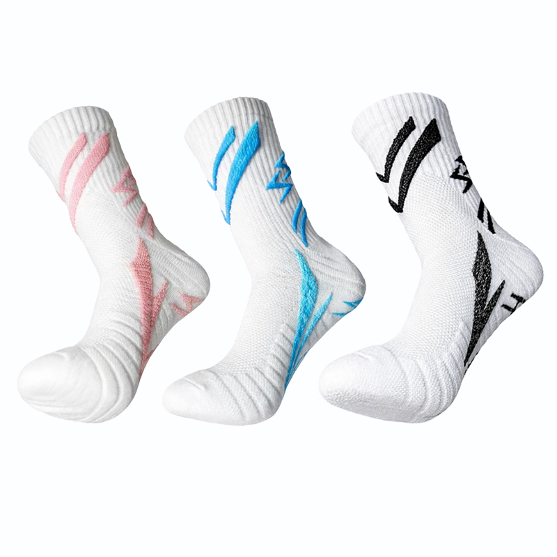 Qingying sports socks, antibacterial, non-slip, wear-resistant, deodorant, spring and summer practical professional elite basketball socks, same style for men and women
