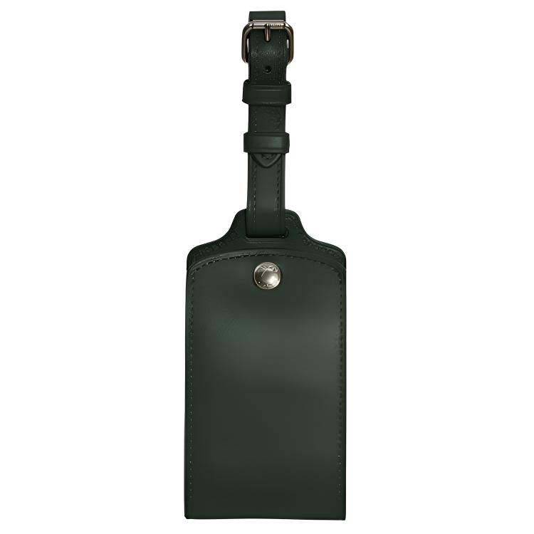 COACH Багажная бирка для автобусов 4 женский в соответствии с с застежкой маленький кожаный пакет Кулон багажного тега зеленый