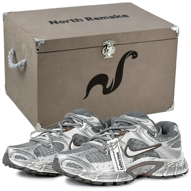 Nike V5 RNR Abrasion Resistant Breathable Abrasion Resistant Breathable Low top Running Shoes Unisex Silver White Gray