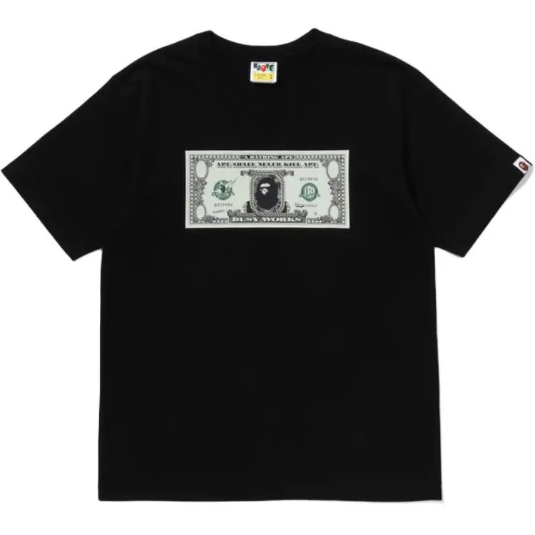 A Bathing Ape dollar-print T-shirt