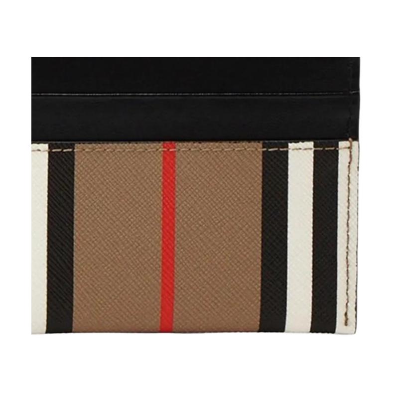 Женский кредитница Burberry SANDON (сине-коричневая) — фото 3