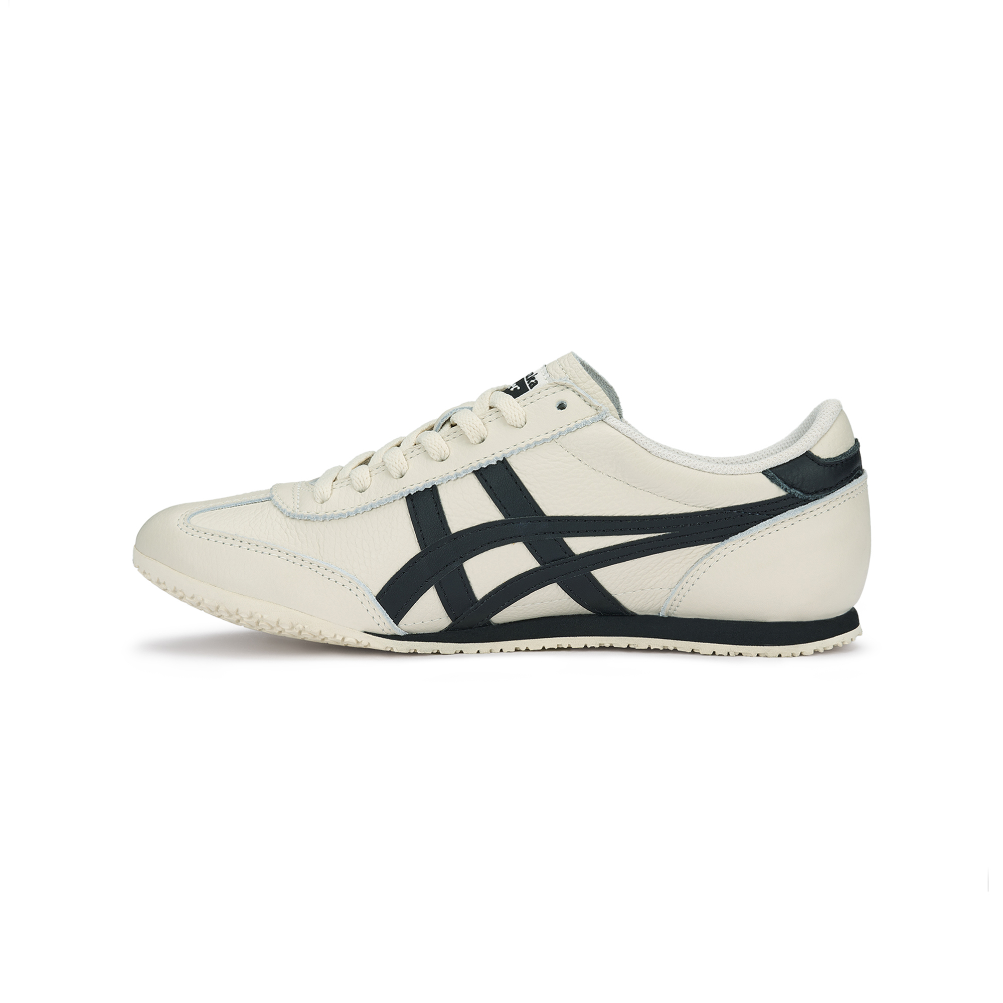 Кеды Onitsuka Tiger Machu Racer (бежево-черные)