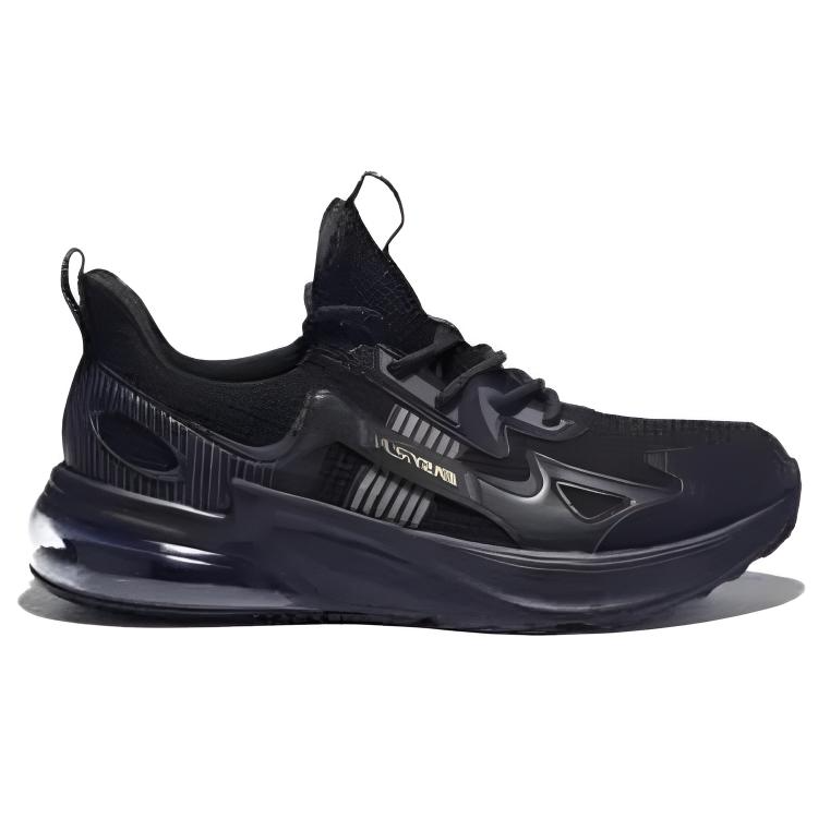QIAODAN Comfortable Cushioning Low top Running Shoes Men’s Black