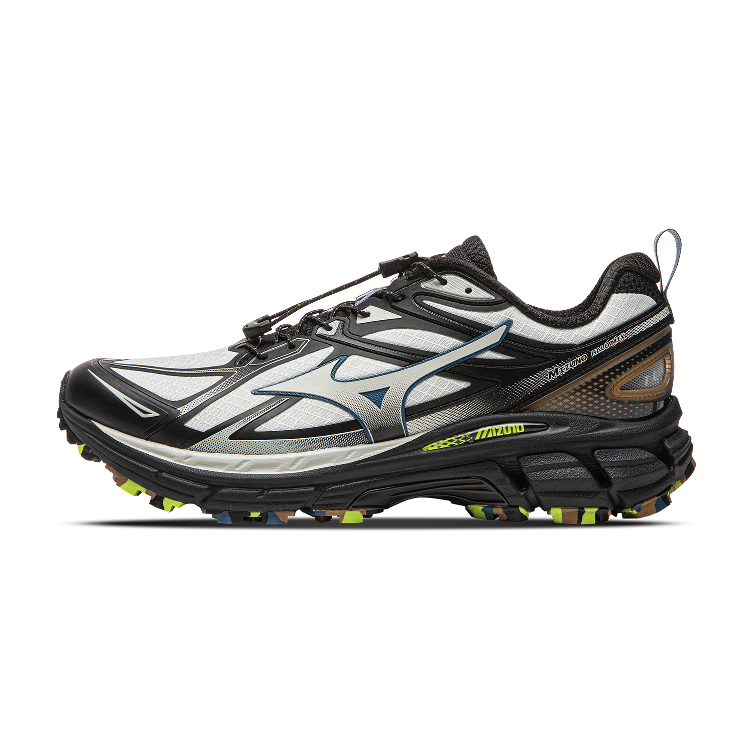 Кроссовки Mizuno Halo Mix TL (бело-черные)