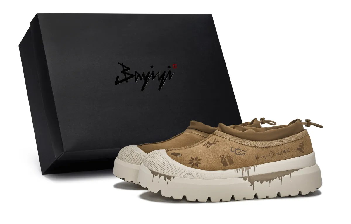 UGG 811 Manufacturing, Christmas Tree Bells, Special Shoe Box Slip Resistant Slip Resistant Low top Casual Shoes Unisex