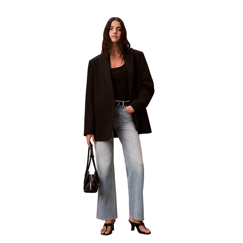 Женские штаны Calvin Klein Wide Leg (голубые)