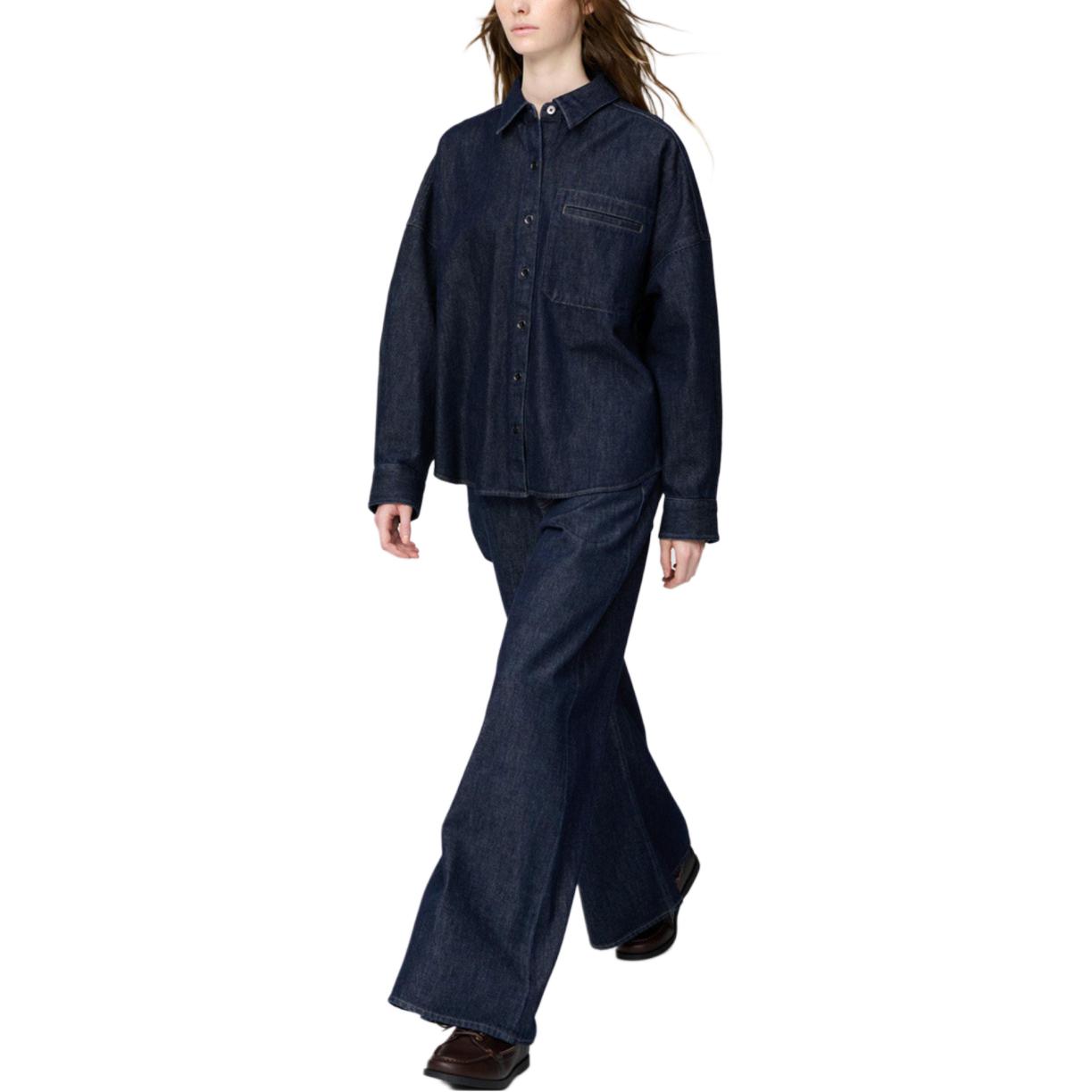 Женские штаны UNIQLO × Clare Waight Keller (синие)
