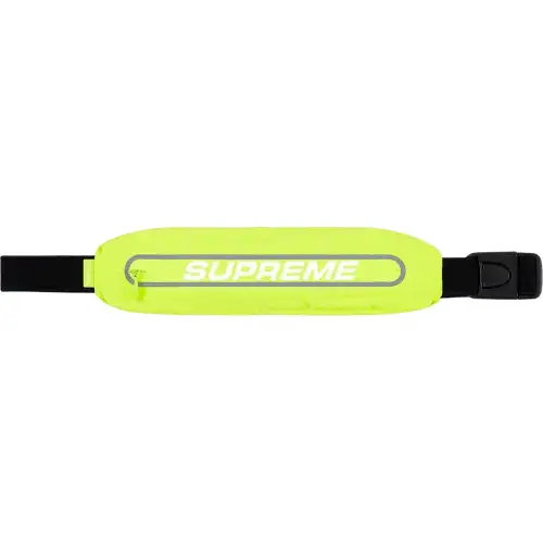Supreme SS19 3L And Below Running Bags PVC Neon Green Unisex