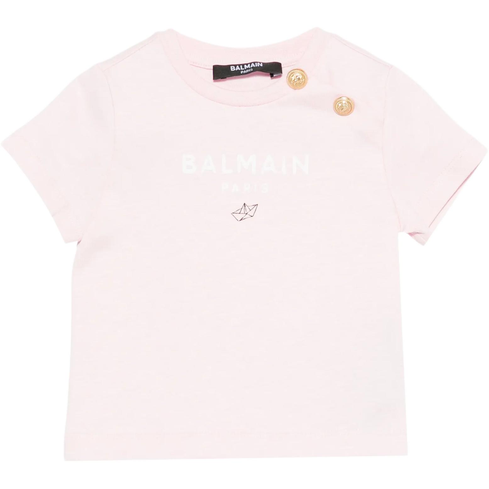 Футболка BALMAIN BALMAIN SS26 (розовая)