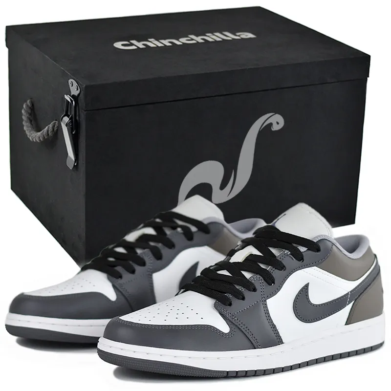 Jordan Air Jordan 1 Vintage Basketball Shoes Men's Low Top Black/Brown