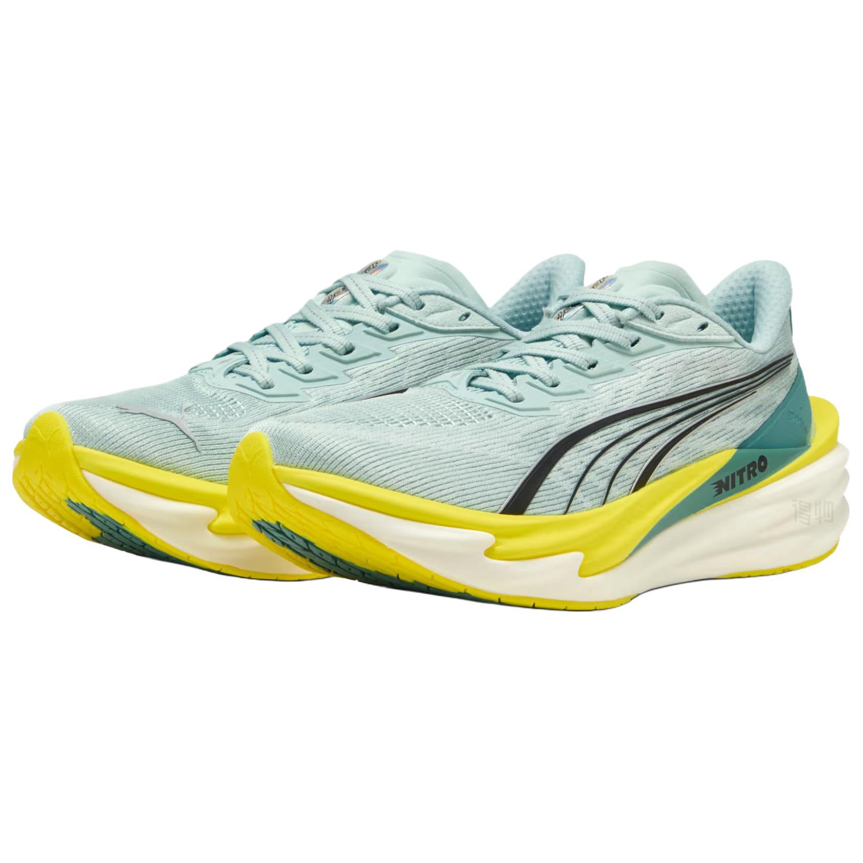 Женские кроссовки PUMA deviate nitro 4 (мятные) — 薄荷绿 — фото 3