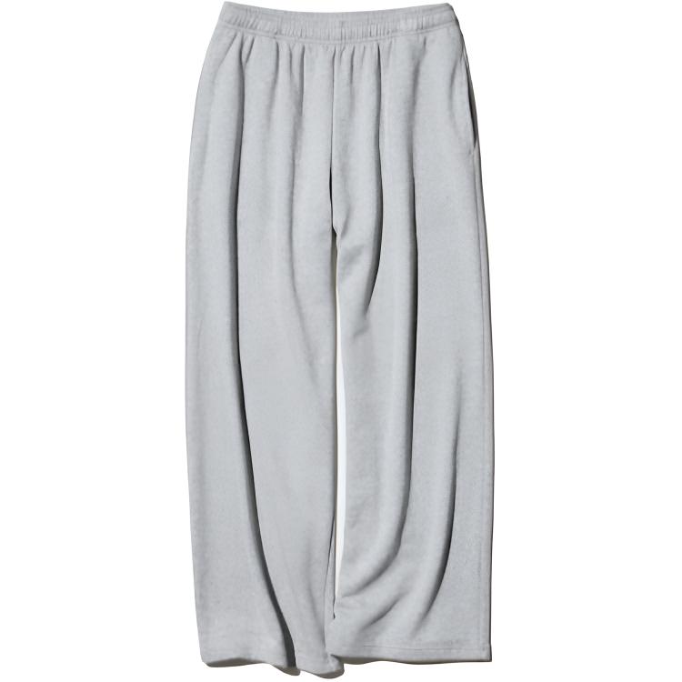 Женские штаны UNIQLO из трикотажа (серые)