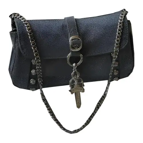 Chrome Hearts Denim Shoulder Bag Women's Blue