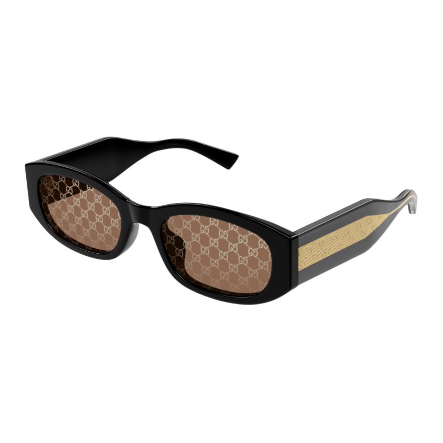 Женские очки Gucci LOGO (черные)