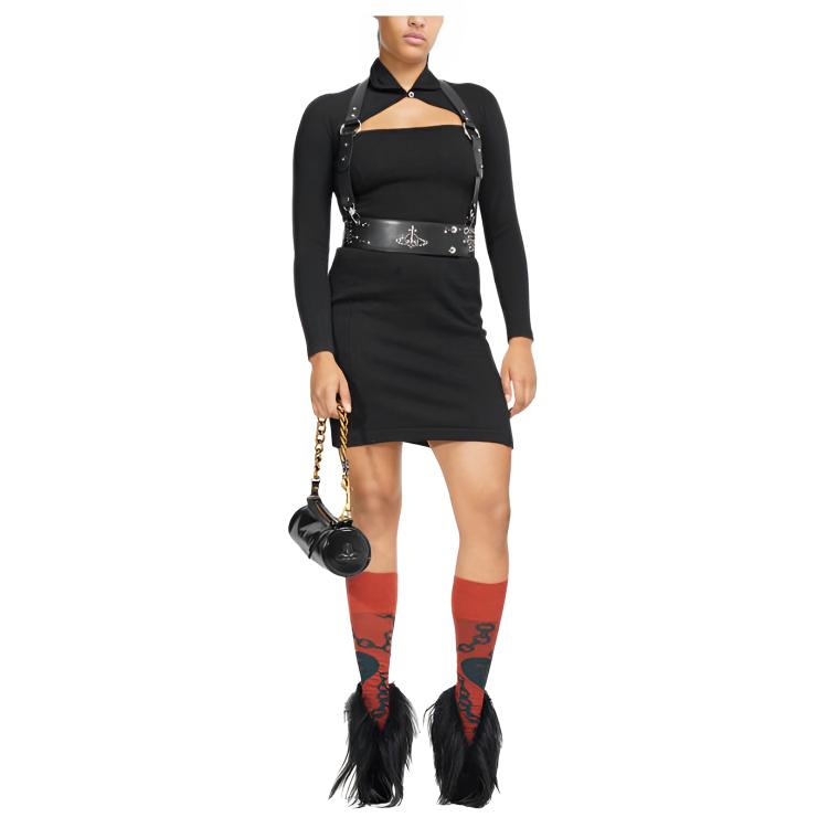 Женская сумка Vivienne Westwood 4603000BWL008LBLACK (черная) — фото 4