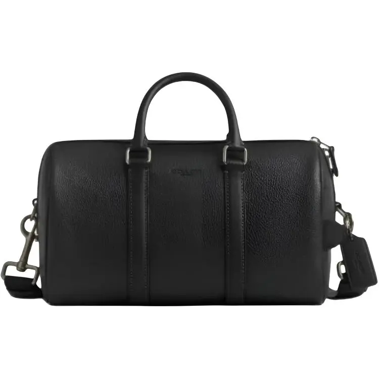 COACH Venturer Cow Leather Large Travel Bag Men's Black