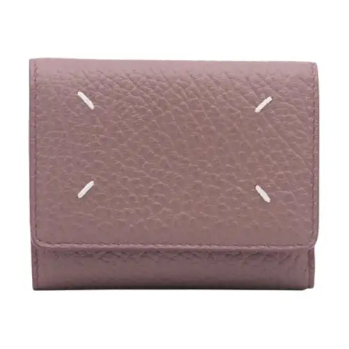 Maison Margiela Calfskin Wallet Women's Rose Pink