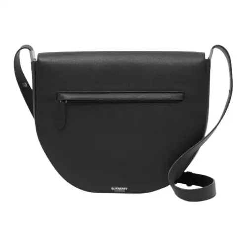 Burberry Leather Crossbody Bag, Shoulder Bag Men's Black
