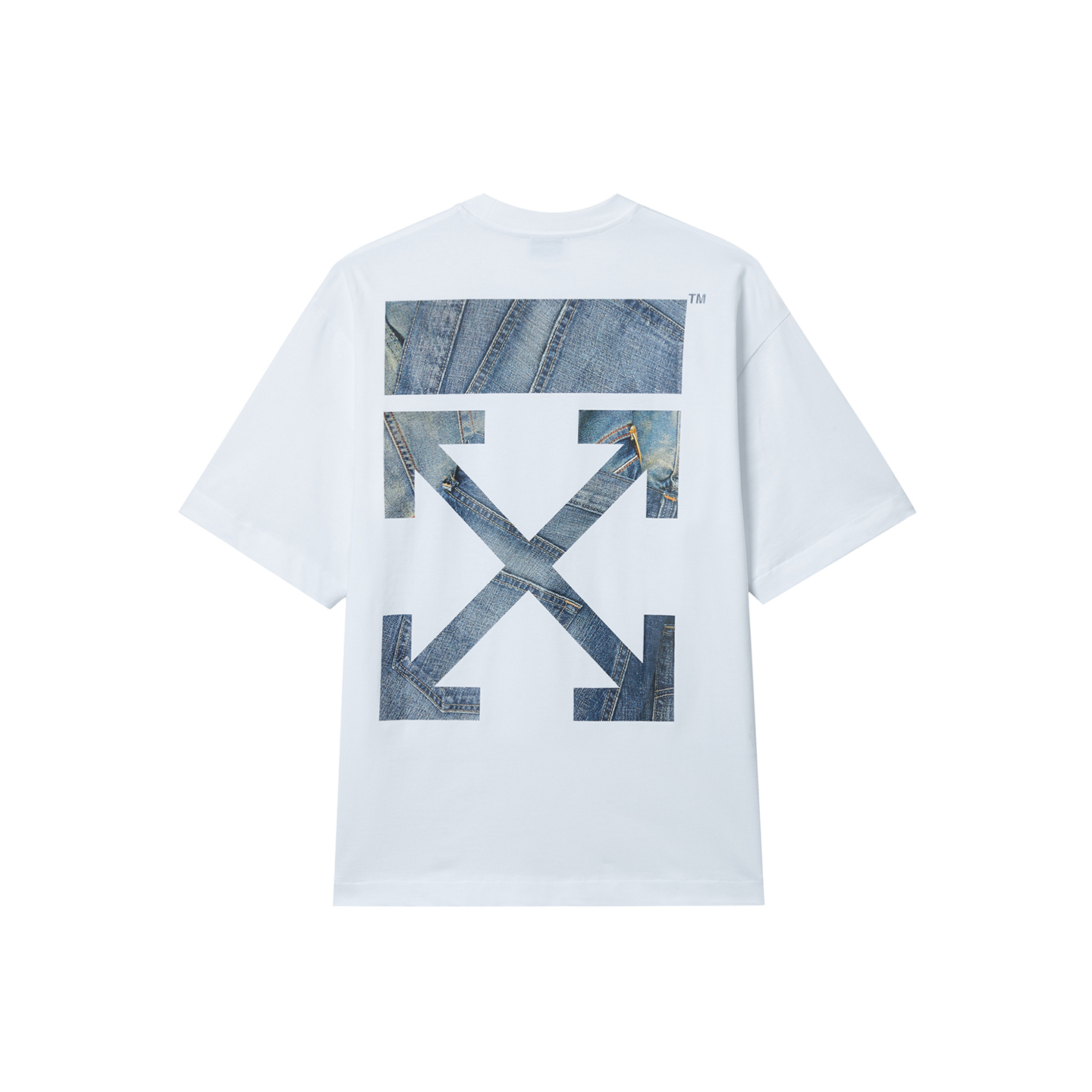 Футболка OFF-WHITE (синяя)