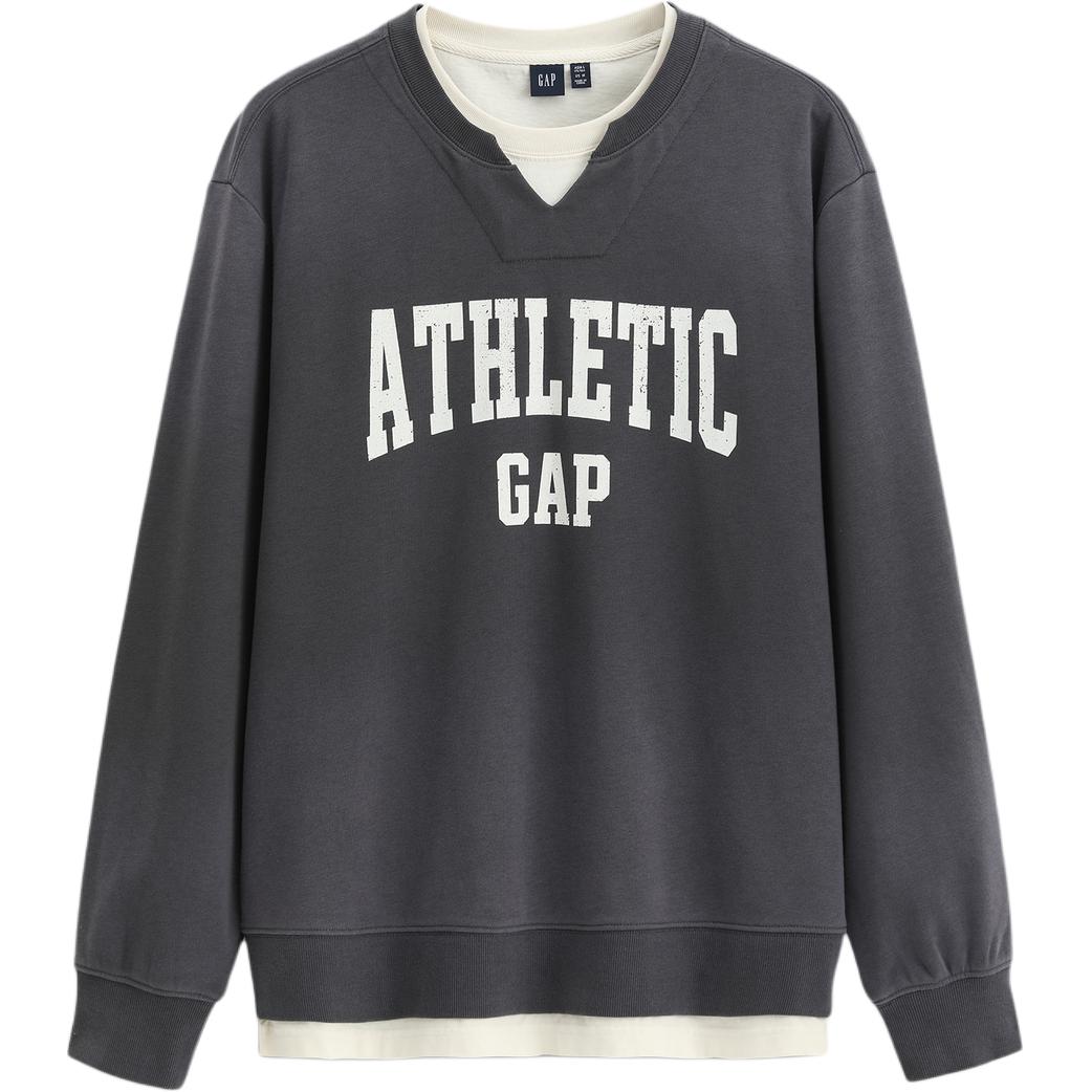 Худи GAP Logo Hoodie (серое)