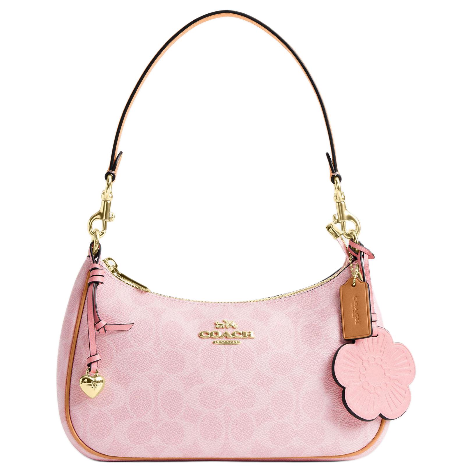 Женская сумка COACH Teri 24 (розовая)
