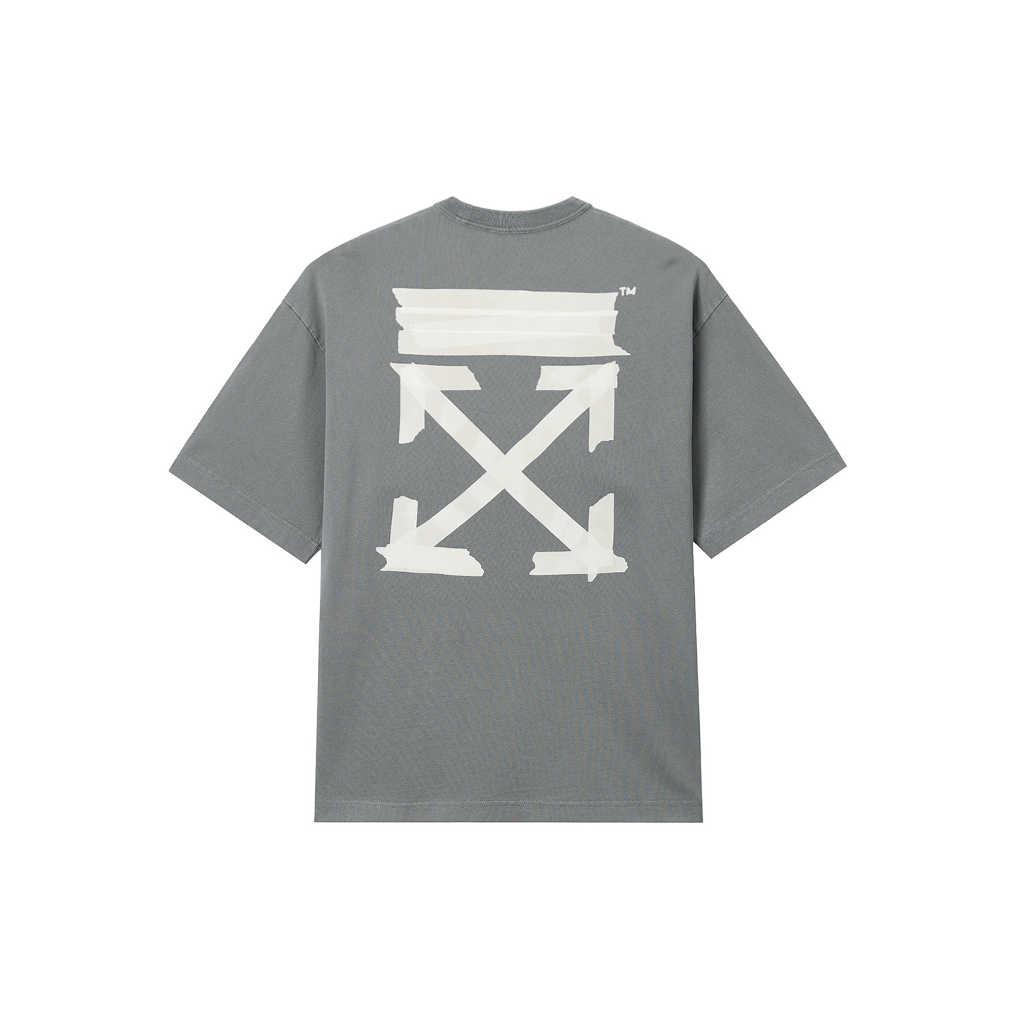 Футболка OFF-WHITE Скотч и Стрелы (бежевая)