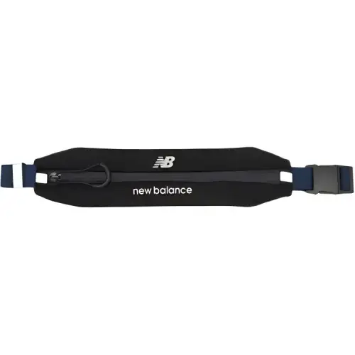 New Balance Fabric Fanny Pack Unisex Black & Marine Blue