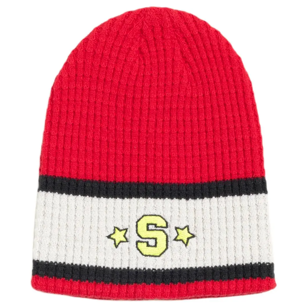 Stussy Cotton Beanies Unisex Cherry Red