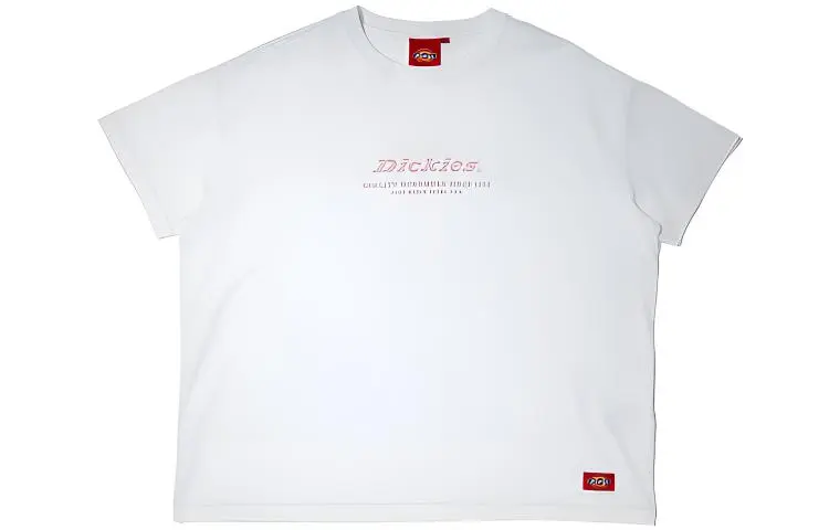 Dickies Straight Fit T Shirt Unisex White