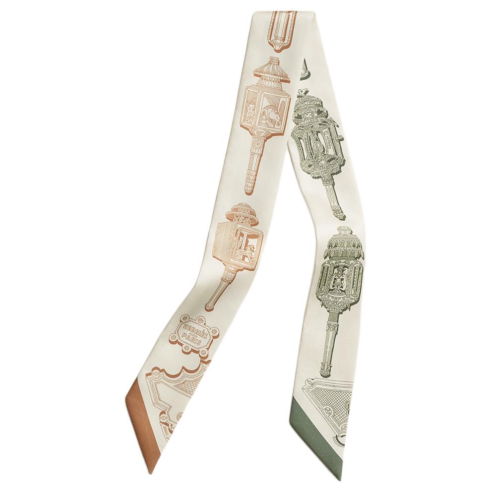 Шарф Hermes H063081S 16 (бежевый/коричневый/какой-то цвет)