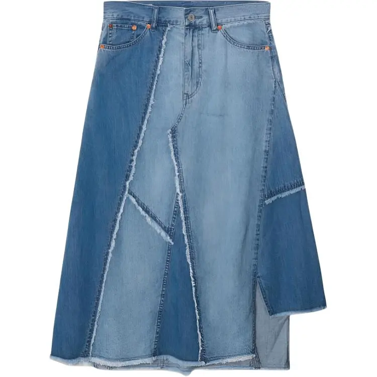Levi's Denim Long Skirt Women's Blue