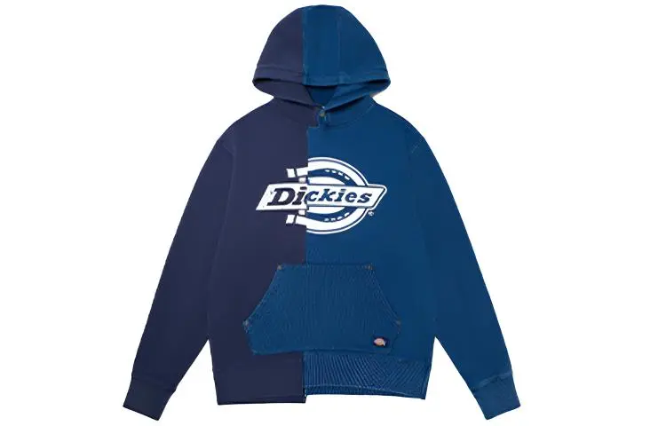 Dickies Sweatshirts Men's Blue Hooded Moderate Mock Two Piece