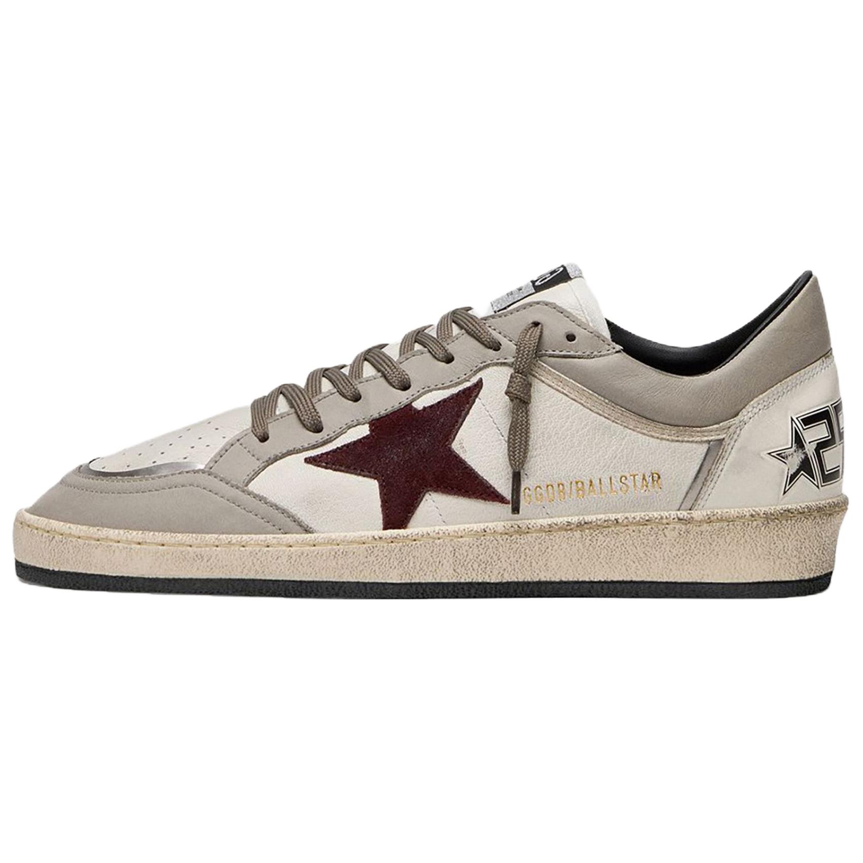 Мужские кеды Golden Goose Ball Star (белые)