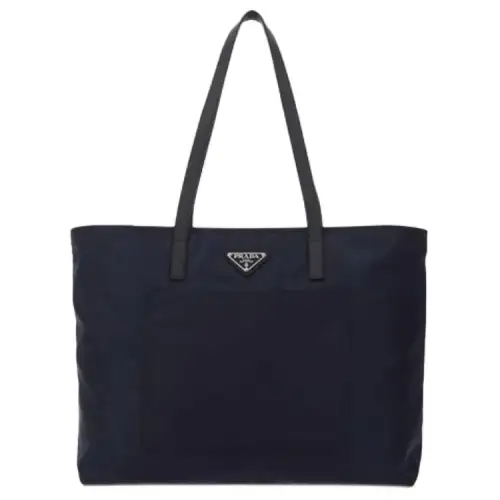 PRADA Nylon Tote Bag, Shopping Bag, Handbag Women's Blue