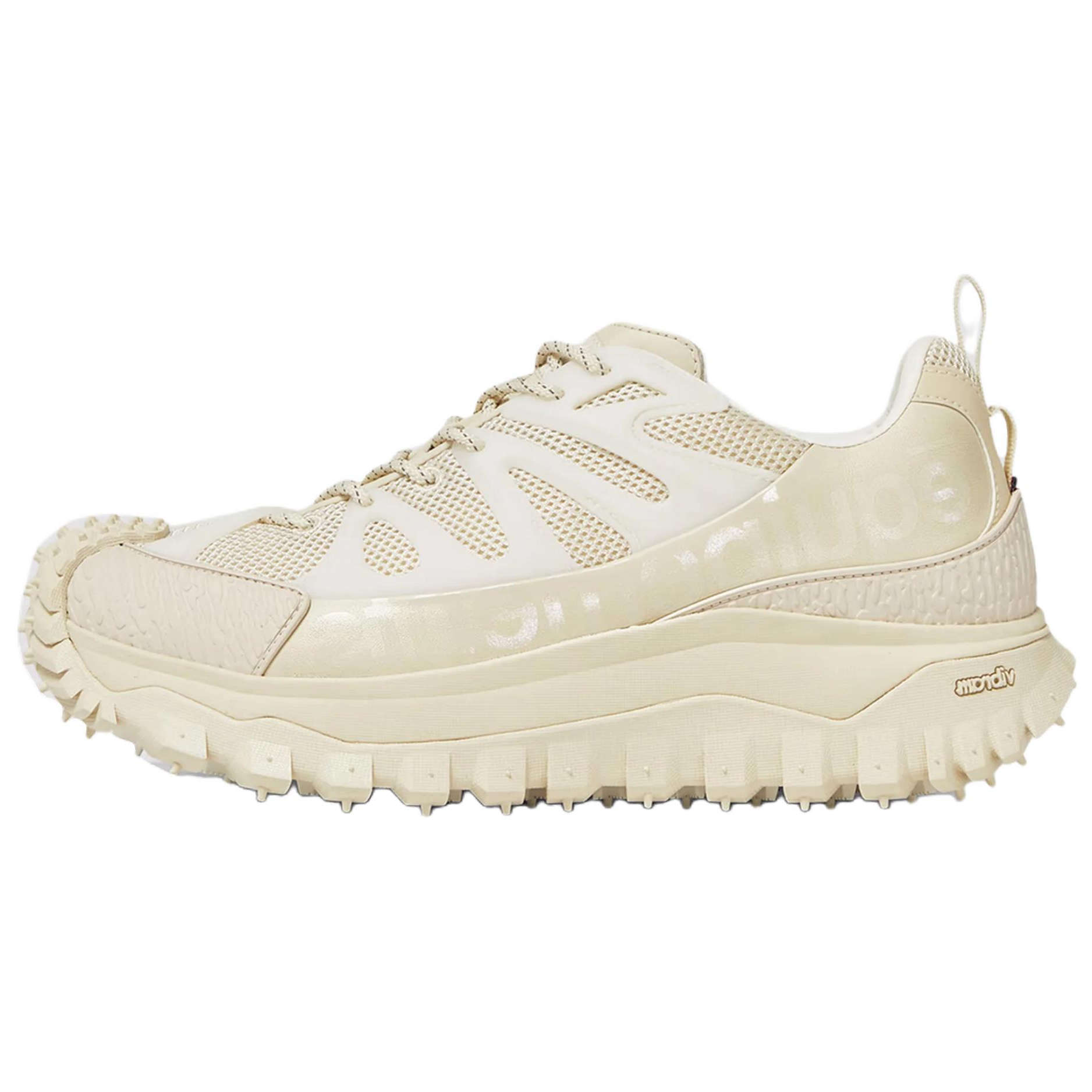 Мужские кроссовки Moncler Trailgrip Amoeba (белые)