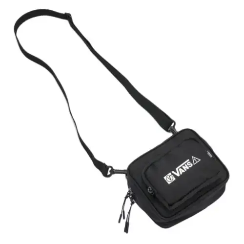 Vans Polyester Small Square Bag, Shoulder Bag, Crossbody Bag Regular Unisex Black