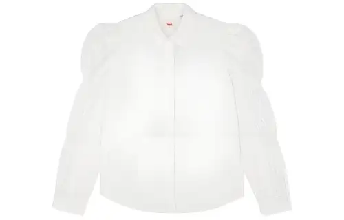 Levis Shirts Women's White Lapel Moderate Other