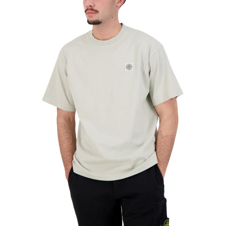 Мужская футболка STONE ISLAND (белая)