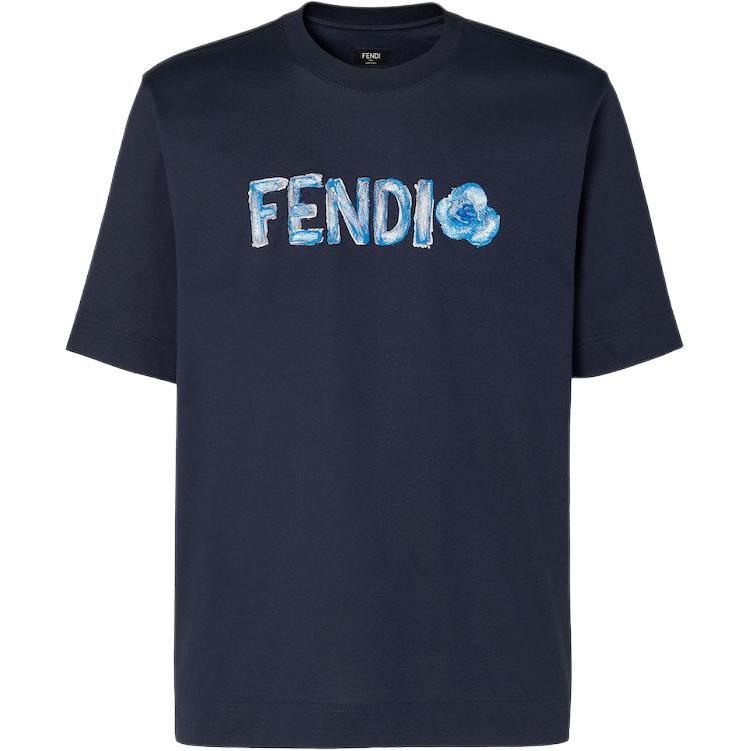 Мужская футболка Fendi (разноцветная)
